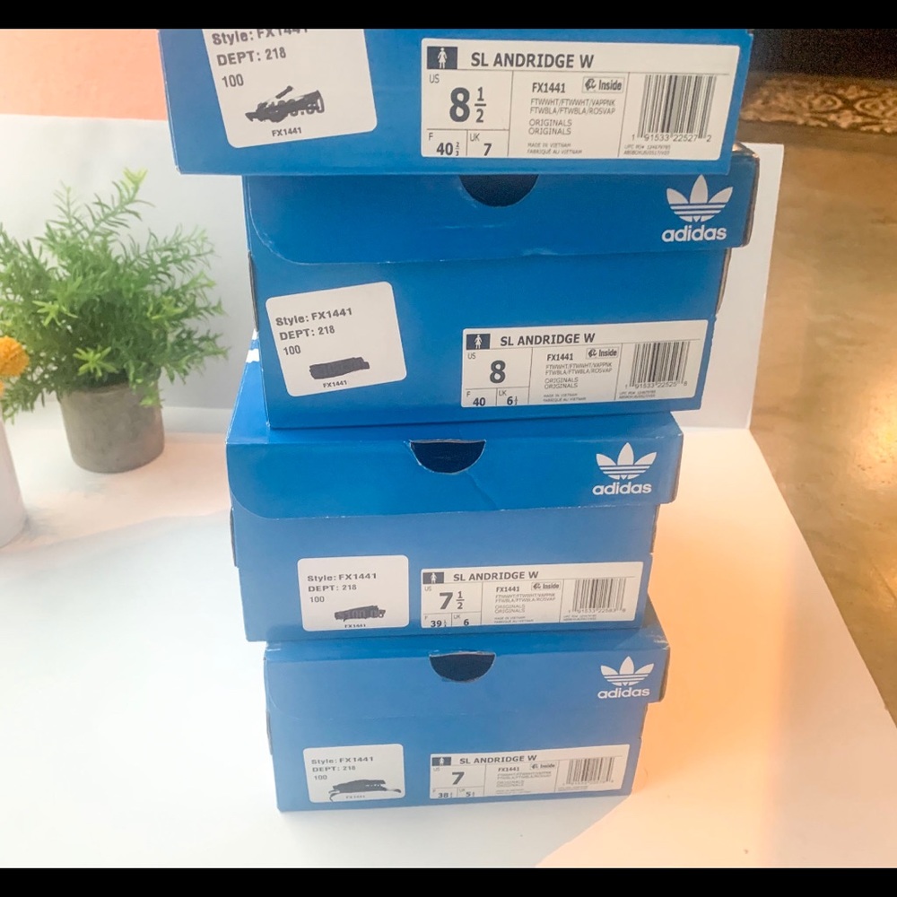 adidas Originals SL Andridge Shoes White/Vapour - Picture 8 of 8